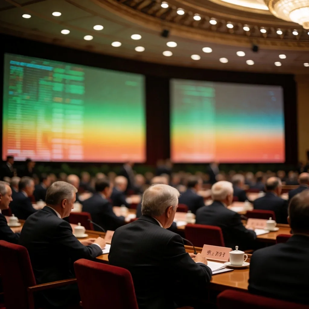 Sala de cumbre internacional sobre clima